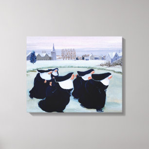 Winter at the Convent Canvas Print