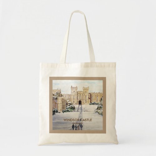 Winter at Windsor Castle by Farida Greenfield Tote Bag