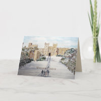 Winter at Windsor Castle Landscape Painting