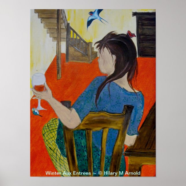 Winter Aux Entrees Original Art Print (Front)