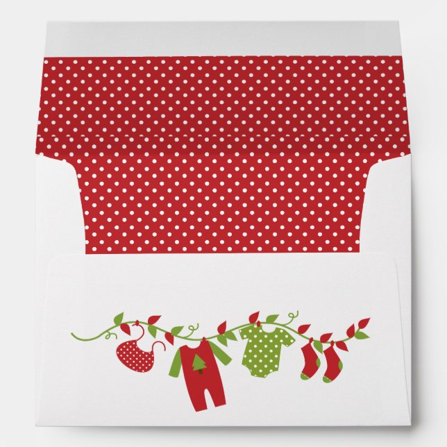Winter Baby Clothesline Envelope (Back (Bottom))