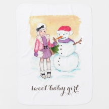 winter baby girl blankets