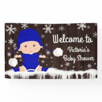 Winter Baby Its Cold Outside Baby Shower Banner