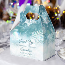 Winter baby it's cold outside baby shower favor boxes