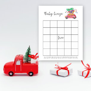 Winter Baby shower bingo game