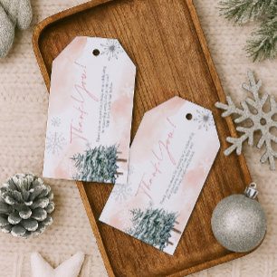 Winter Baby Shower Gift and Favor Tags