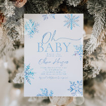 Winter Baby Shower Invitation