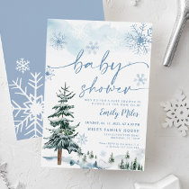 Winter Baby Shower Invitation