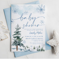 Winter Baby Shower Invitation