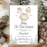 Winter Baby Shower Invite It's Cold Outside Unisex<br><div class="desc">♥ A cute and fun baby shower invite for a little baby on the way! ★ Easily PERSONALIZE this design with your details! ★ If you need coordinating MATCHING ITEMS, please check our matching collection or shop. Do you have any questions about our designs or if you can't find what...</div>