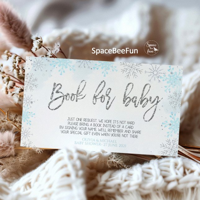 Winter Baby Shower It's Cold Outside  Enclosure Card (Winter Baby Shower, It's Cold Outside Baby Shower, diaper raffle, book for baby, enclosure card, hol)