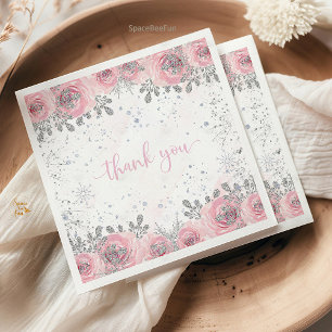 Winter Baby shower Napkins