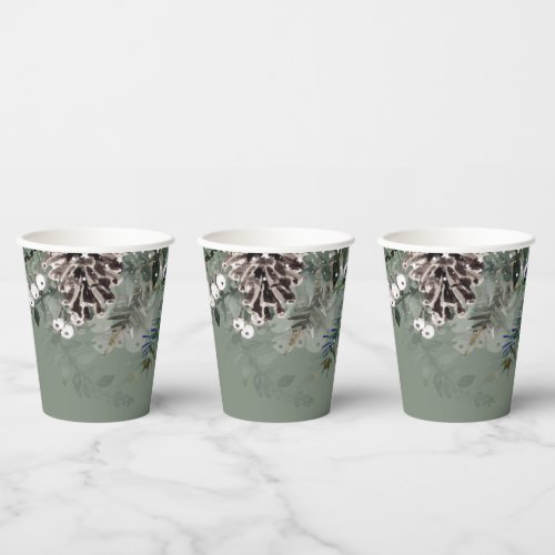 Winter Baby Shower  Paper Cups