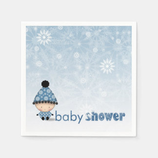 Winter Baby Shower Paper Napkins