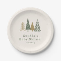 Winter Baby Shower  Paper Plates