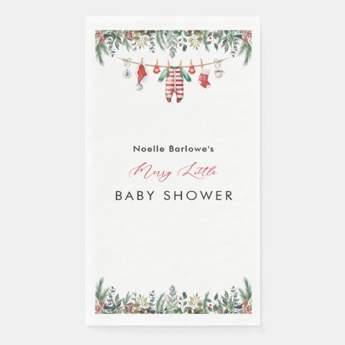 Winter Baby Shower Party Napkins