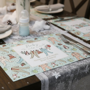 Winter Baby Shower Tearaway Paper Placemats
