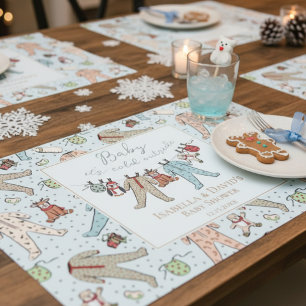 Winter Baby Shower Tearaway Paper Placemats
