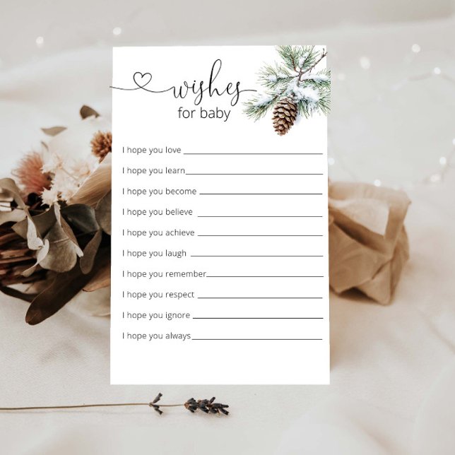 Winter Baby Shower Wishes For Baby (Creator Uploaded)