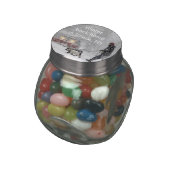 Winter Back Home in Ithaca, NY Jelly Belly Jar (Side)