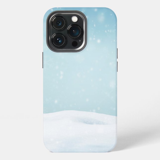 Winter background iPhone case (Back)