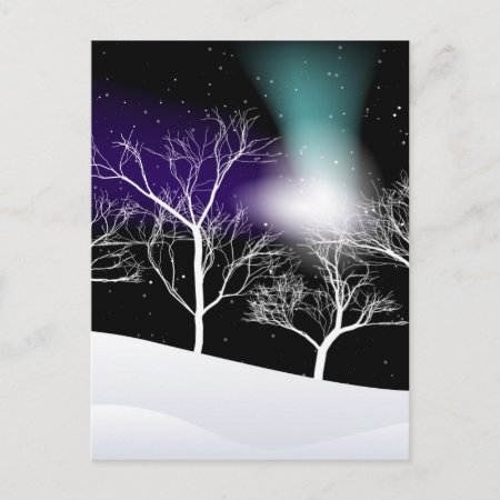 Winter Background Postcard