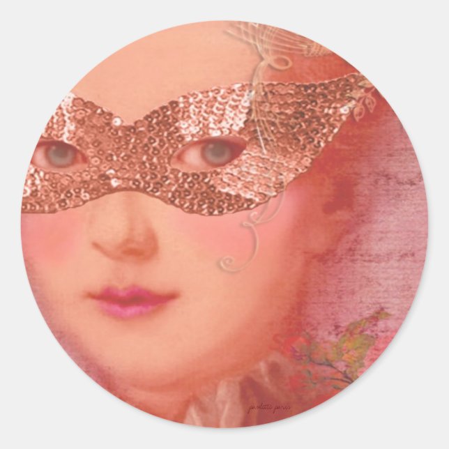 Winter Ball Masquerade Envelope Seals (Front)