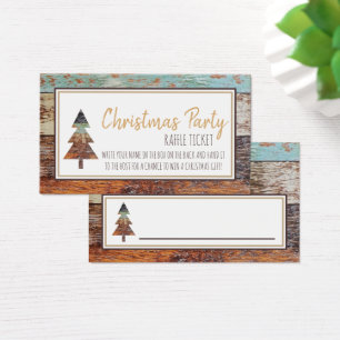 Winter Barn, Christmas Raffle Ticket