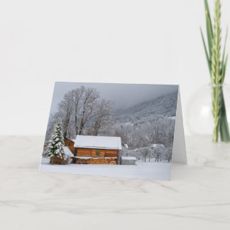 Winter Barn Holiday Card