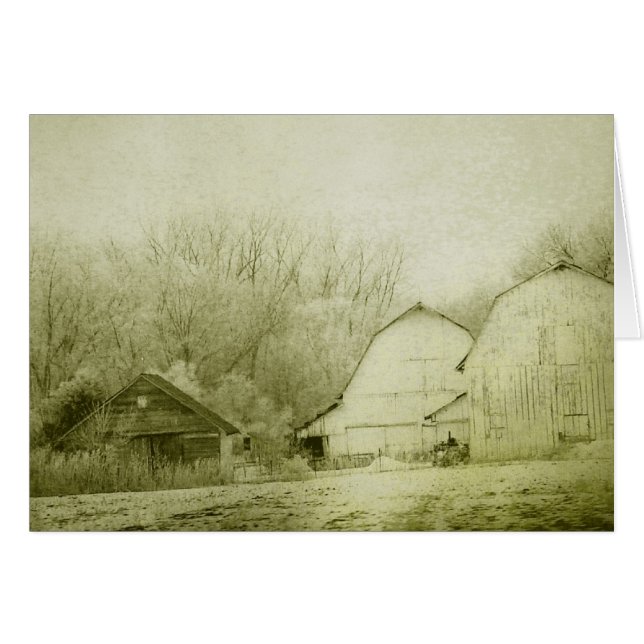 Winter Barns Cards (Front Horizontal)