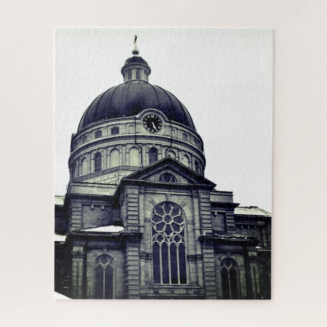 Winter Basilica Jigsaw Puzzle (Vertical)