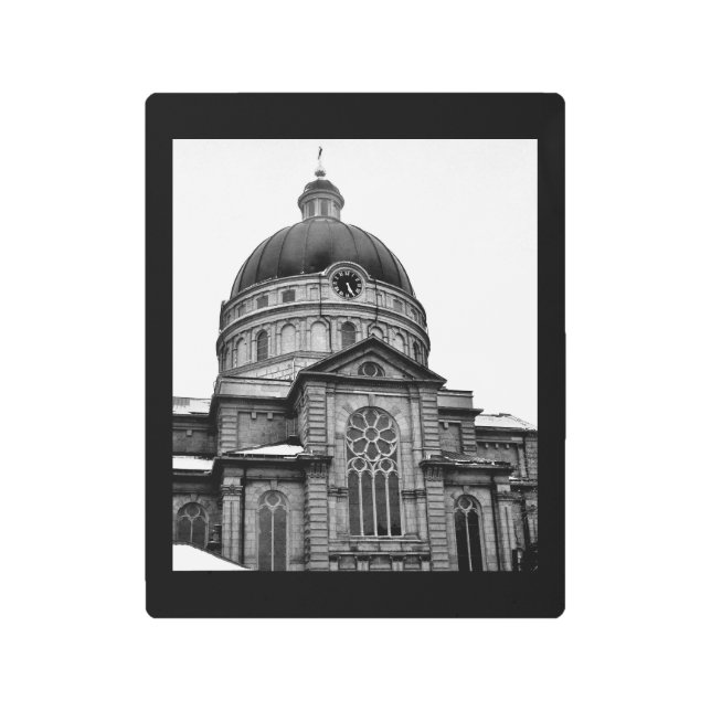 Winter Basilica Metal Print (Front)