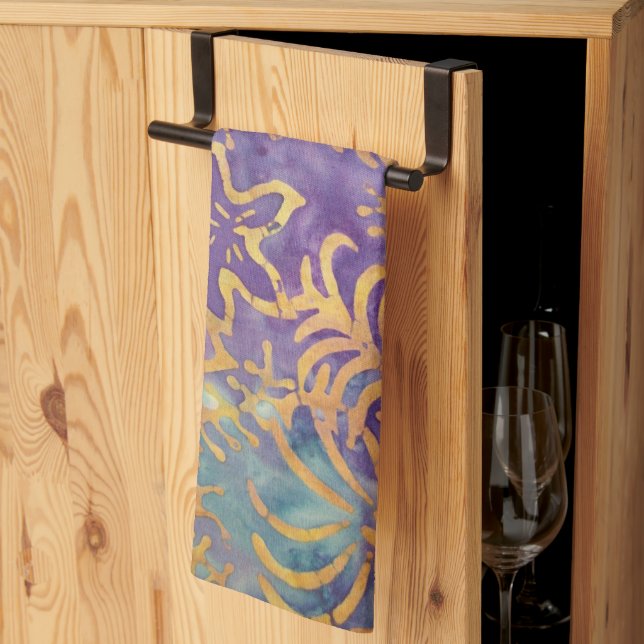 Winter Batik Kitchen Towel (Thirds Fold)