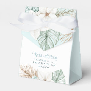 Winter Beach Wedding Favor Boxes