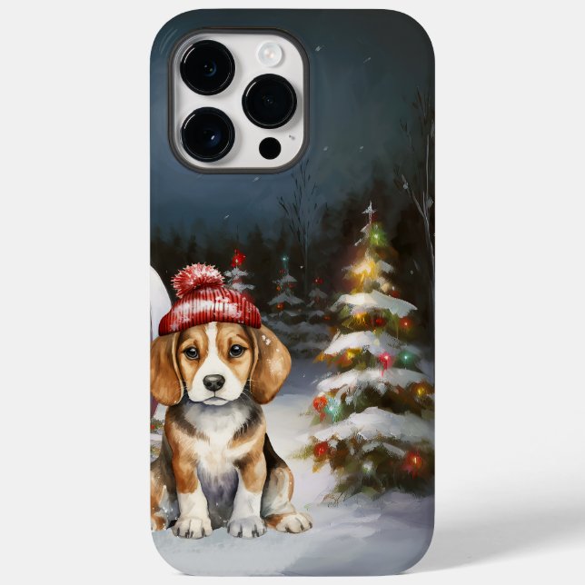 Winter Beagle Caravan Christmas Adventure  Case-Mate iPhone Case (Back)