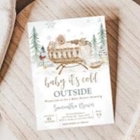 Winter Bear Baby Its Cold Outside Baby Shower