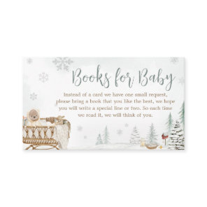 Winter Bear Baby Its Cold Outside Books for Baby Enclosure Card