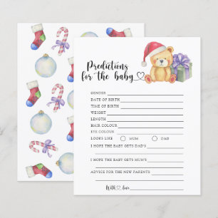 Winter bear - baby predictions and advice