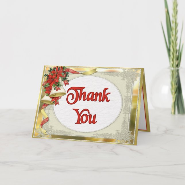 Winter Bells - Thank You Card (Front)