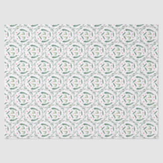 Winter Berries and branches Christmas Tissue Paper