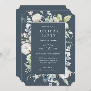 Winter Berries Holiday Party Invitation