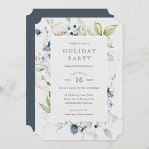 Winter Berries Holiday Party Invitation