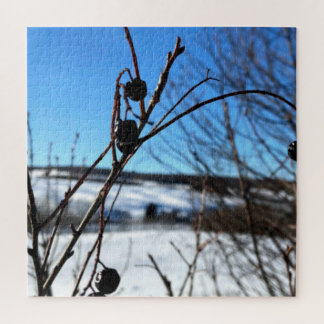 Winter berries landscape puzzle