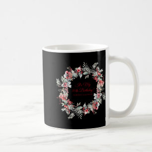 Winter Berry 30th Birthday Elegant Coffee Mug