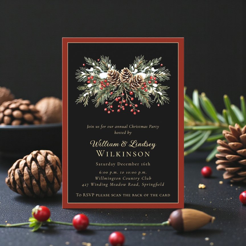 FAMILY CHRISTMAS PARTY INVITATIONS