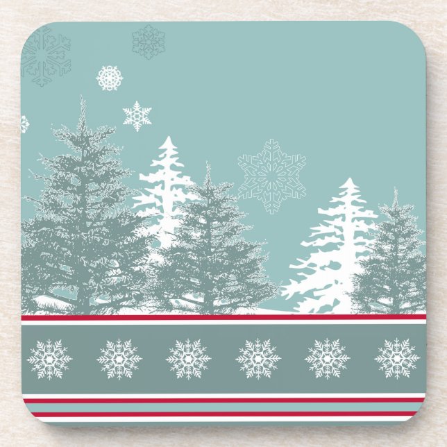 Winter Beverage Coaster (Front)