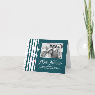 Winter Birch Christmas Holiday Cards