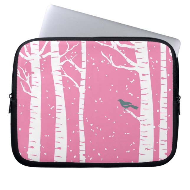 Winter Birch Tree (Today's Best Award) Laptop Sleeve (Front)