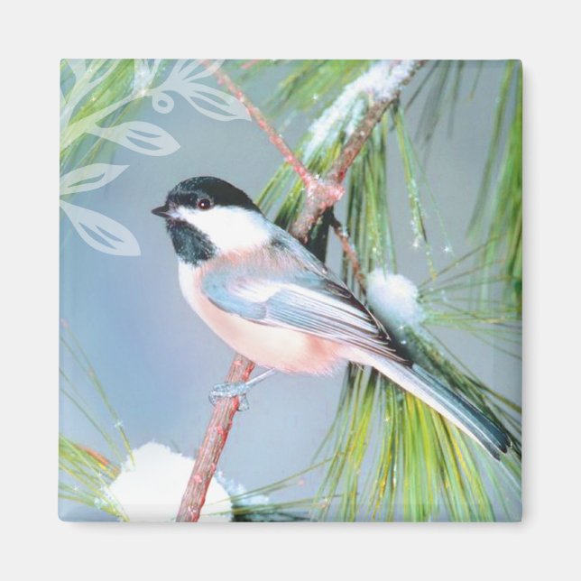 Winter Bird Magnet (Front)