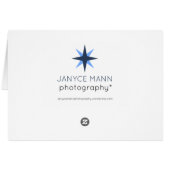 Winter Birds III Blank Valentine's Card (Back Horizontal)